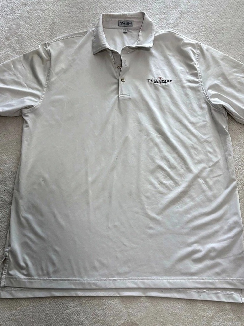 Peter Millar Summer Comfort Golf Polo in White